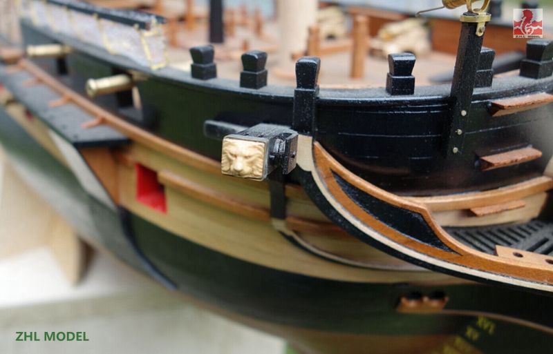 HMS Surprise Scale 1/48 56.9" with 4 lifeboat Wood Model Ship Kit